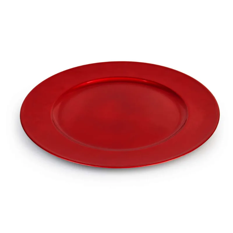 Sousplat Vermelho 33cmx 33cm