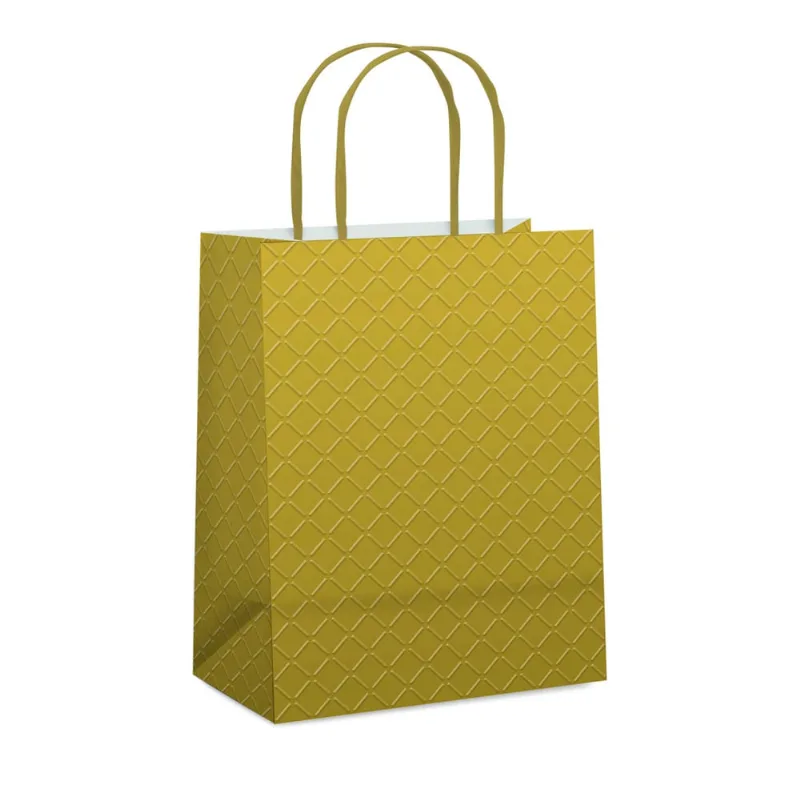 Sacola de papel kraft - tamanho G - 32 x 26,5 x 13 cm