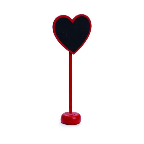 Lousa C/apoio Cromus 17cm Coracao Vermelho - CROMUS