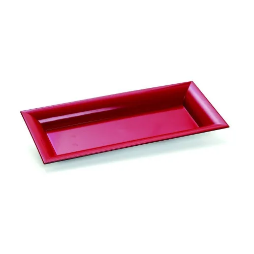 Bandeja Cromus Retangular 28x12cm Vermelha - CROMUS
