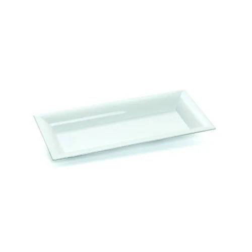 Bandeja Cromus Retangular 28x12cm Branca - CROMUS