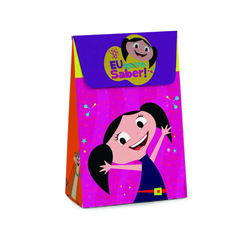 Caixa surpresa trapezio show da luna P 12x6x18 - 1 unidade