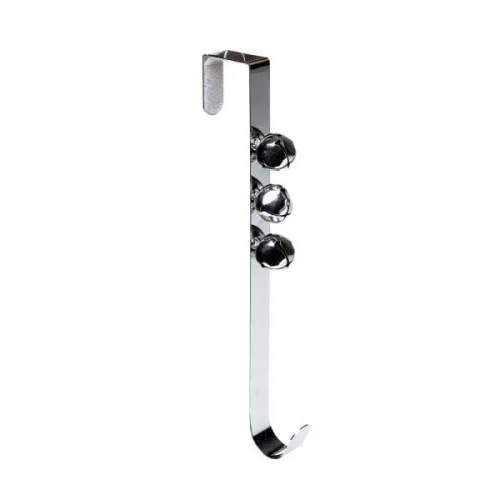 SUPORTE P PENDURAR GUIRLANDA C GUIZOS DECORAÇÃO NATAL 36CM PRATA 2270783 - PRATA