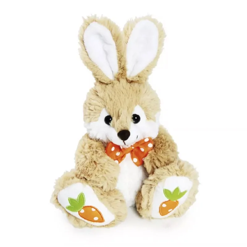 Pelúcia de Páscoa - 20 cm - Coelhinhos Kids - Bege - Cromus