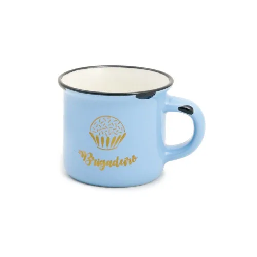 Mini Caneca Cromus P/brigadeiro Charm Azul - CROMUS