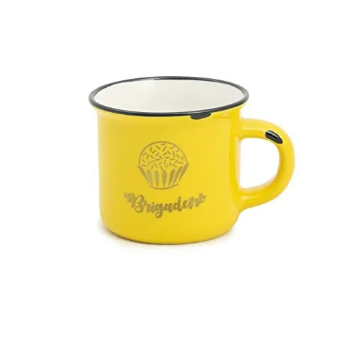 Mini Caneca Cromus P/brigadeiro Charm Amarela - CROMUS