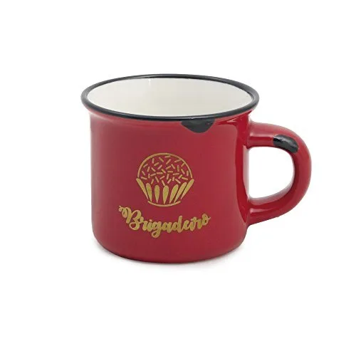Mini Caneca Cromus P/brigadeiro Charm Vermelha - CROMUS