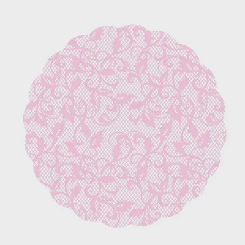 Fundo Rendado Carber 07 Rosa 100un