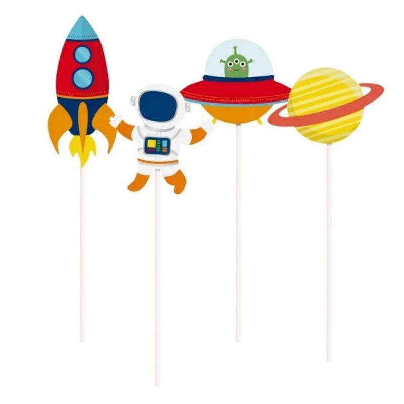 Pick Decorativo Astronauta com08 Cromus Festas