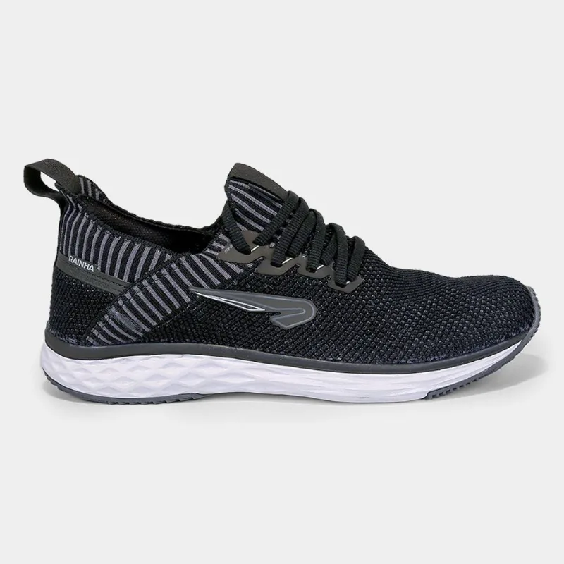 Tenis Rainha Shake Preto/cinza/prata 042