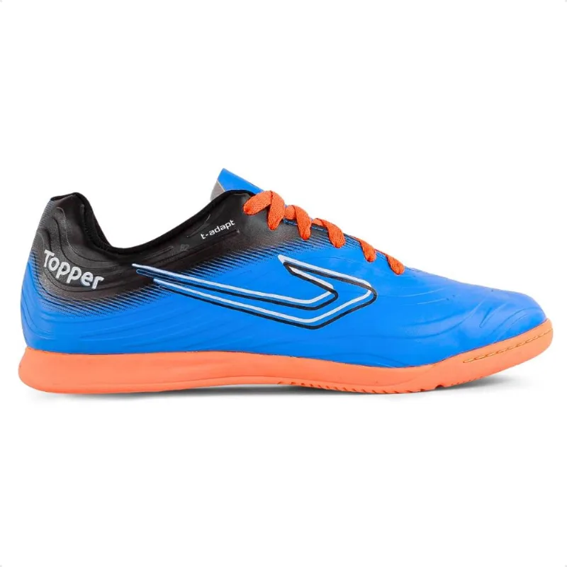 Chuteira Futsal Topper Forza III Unissex 42 / Azul / Laranja