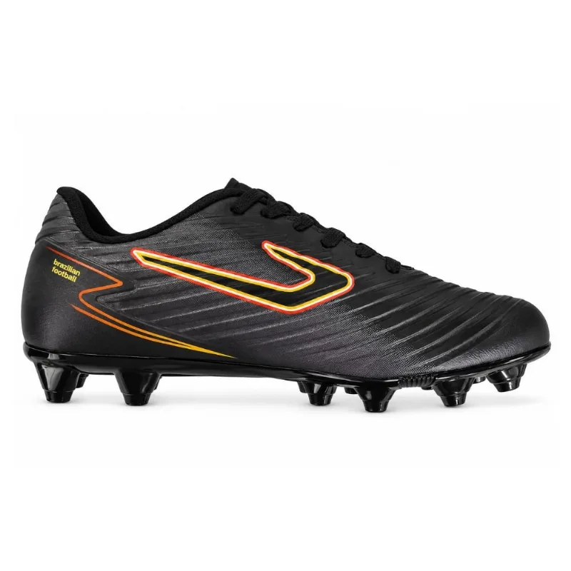 Chuteira Campo N°38 Topper Forza V Preto E Dourado (MP)