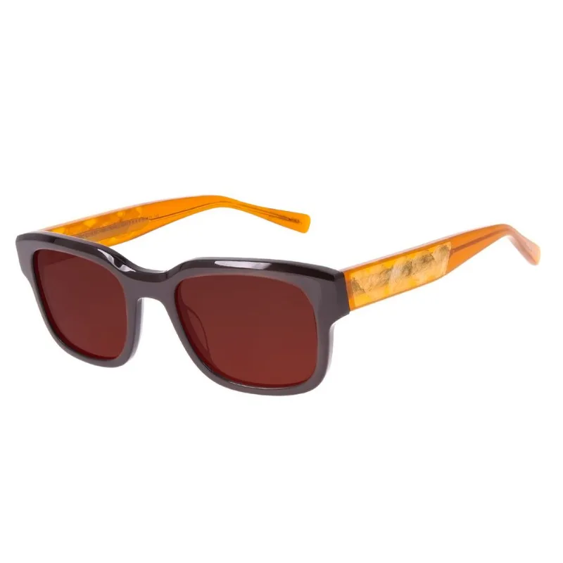 Óculos de Sol Feminino Beer Hop Quadrado Marrom OC.CL.3316.0202 M