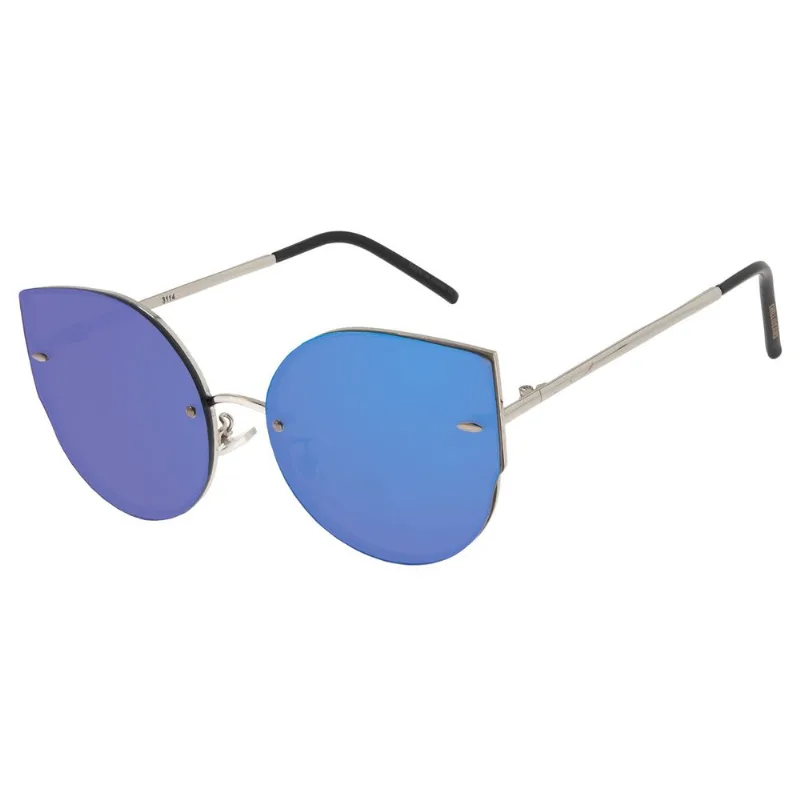 Óculos de Sol Feminino Chilli Beans Cat Metal Azul OC.MT.3272.0807 M