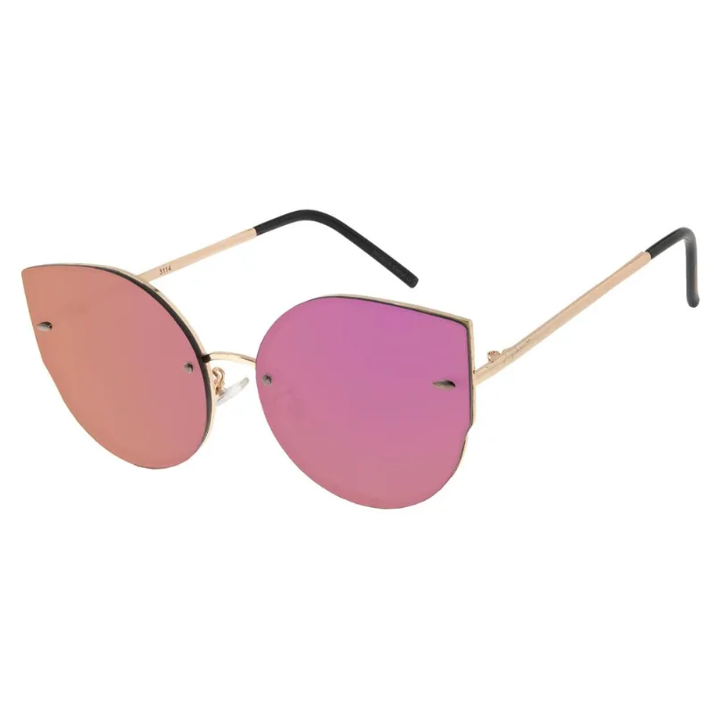 Óculos de Sol Feminino Chilli Beans Cat Metal Roxo OC.MT.3272.1421 M