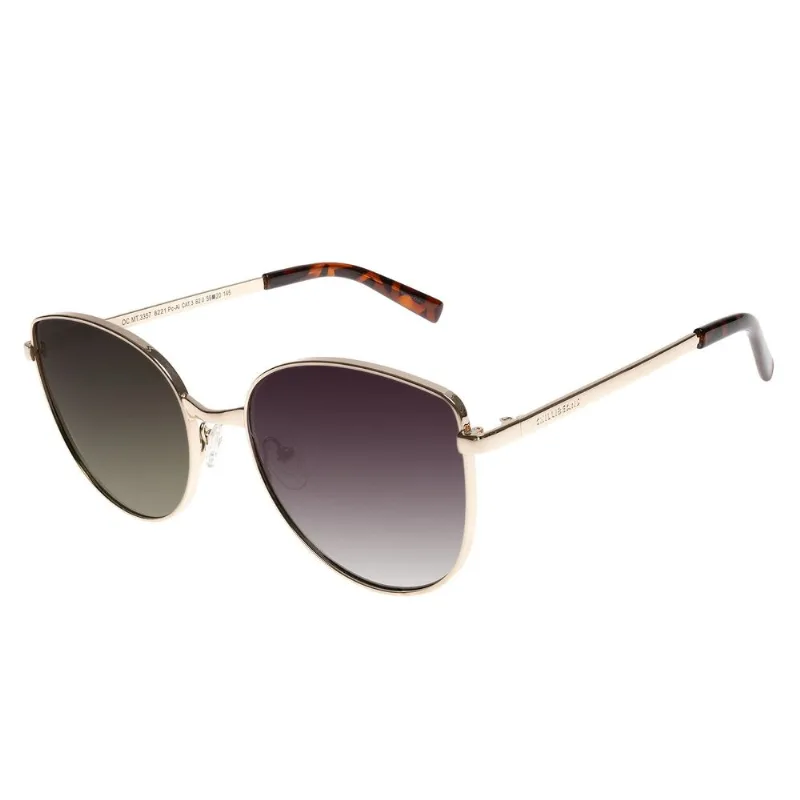 Óculos De Sol Feminino Chilli Beans Cat Dourado OC.MT.3357.8221
