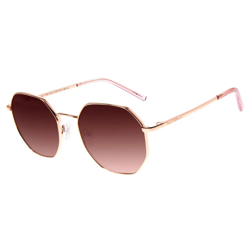 Óculos De Sol Unissex Chilli Beans Octagonal Fashion Rosé OC.MT.3362.5795 M