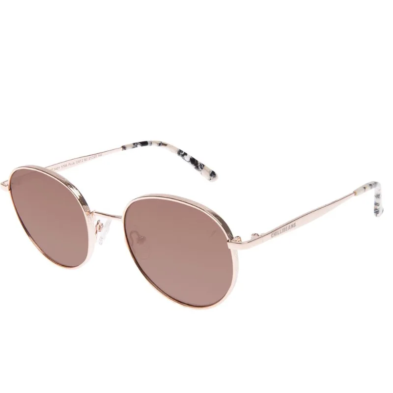 Óculos De Sol Feminino Chilli Beans Redondo Degradê Rosé OC.MT.3401.5795