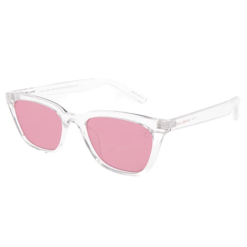 Óculos De Sol Feminino Chilli Beans Cat Fashion Transparente OC.CL.3881.1336 M