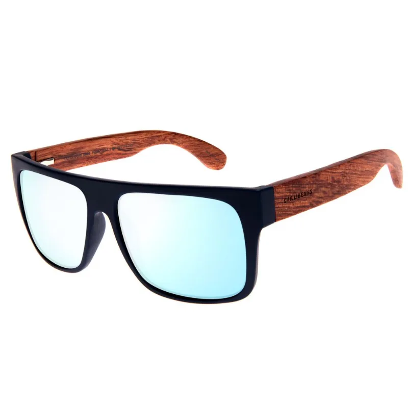 Óculos De Sol Masculino Chilli Beans Bambu Azul Preto OC.CL.3766.0808