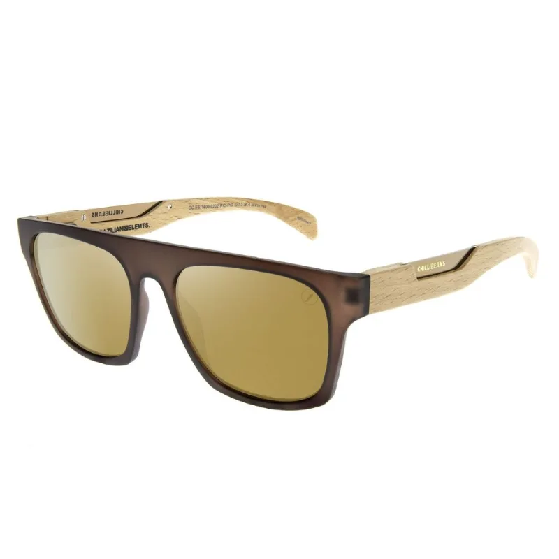 Óculos de Sol Feminino Brazillian Elements New Sport Marrom OC.ES.1403.0202 M