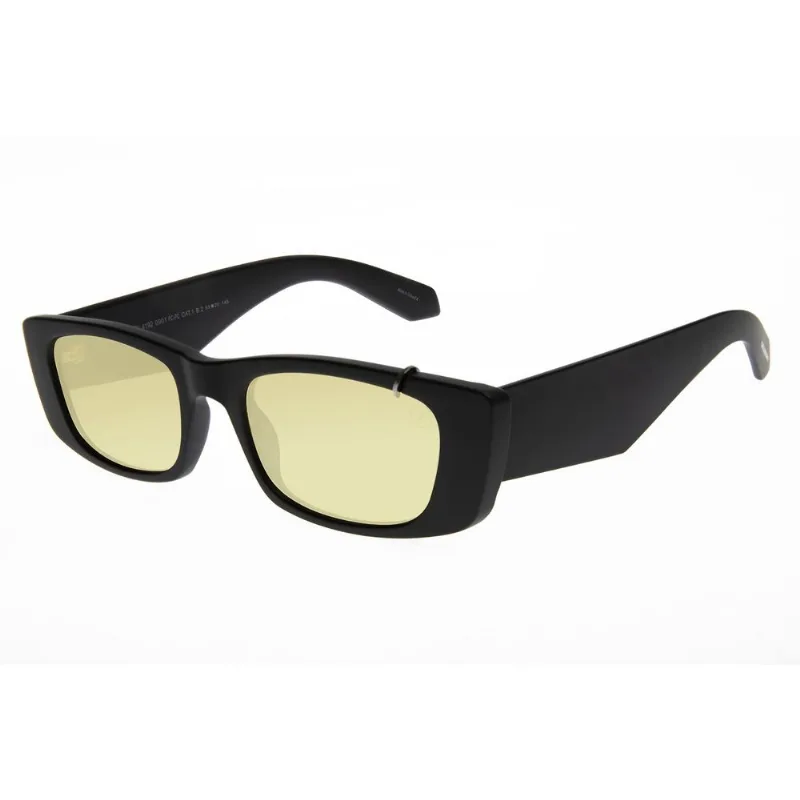 Óculos De Sol Feminino Bianca Andrade Retangular Preto OC.CL.4192.0901 M