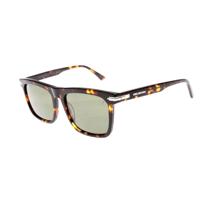 Óculos De Sol Masculino Chilli Beans Quadrado Tartaruga OC.CL.4241.1506