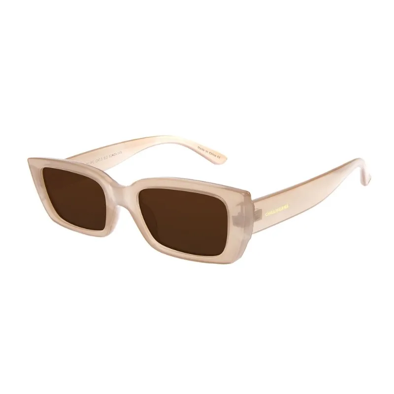 Óculos De Sol Feminino Chilli Beans Retangular Rosé OC.CL.4289.0213 M