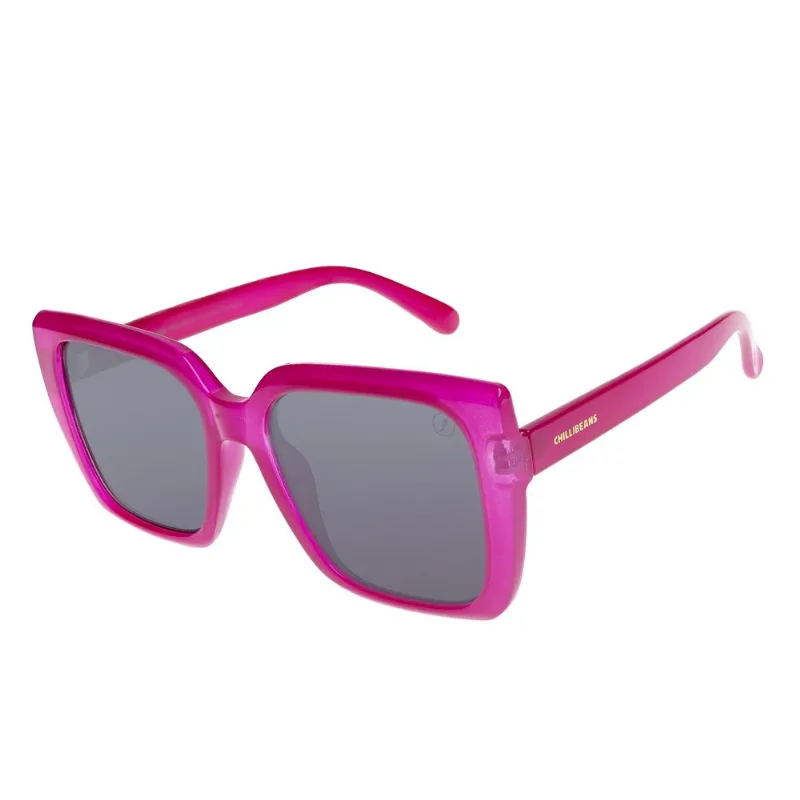 Óculos De Sol Feminino Chilli Beans Clássico Quadrado Rosa OC.CL.4364.1301 M