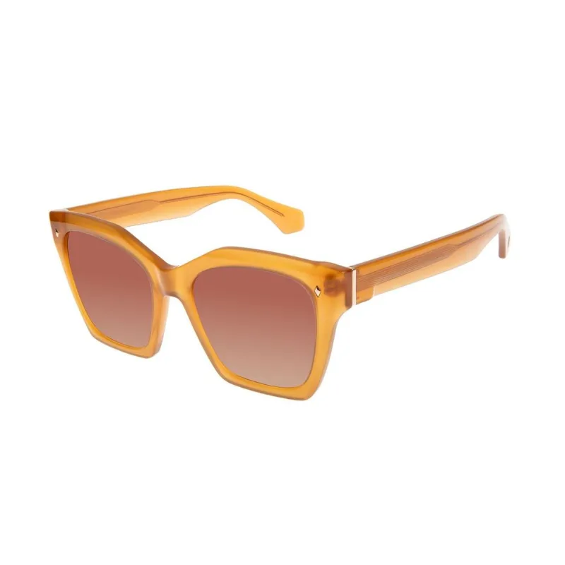 Óculos de Sol Feminino Acetato Italiano Polarizado Caramelo OC.CL.4567.5703 M