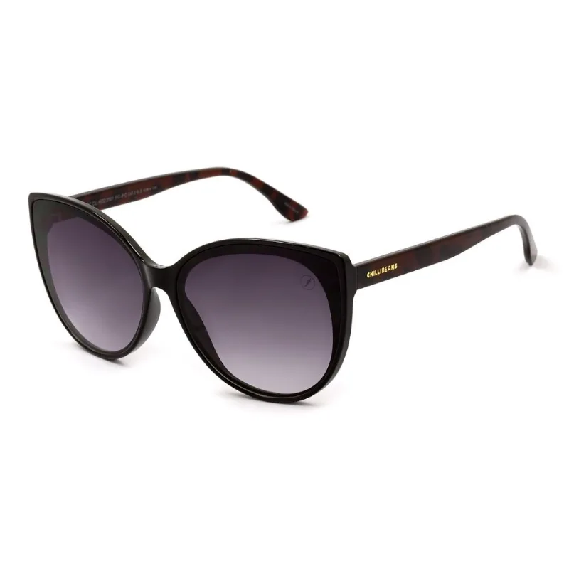 Óculos de Sol Feminino Chilli Beans Cat Degradê Preto OC.CL.4632.2001 M