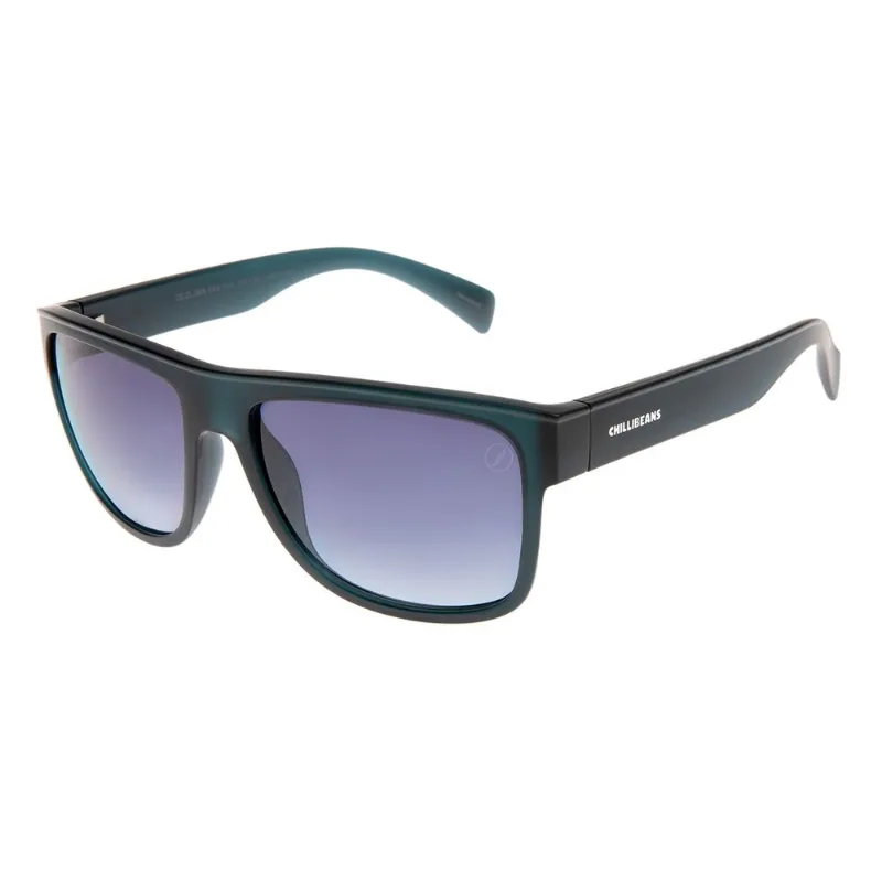 Óculos De Sol Masculino Chilli Beans Quadrado Clássico Azul OC.CL.3926.8308 M