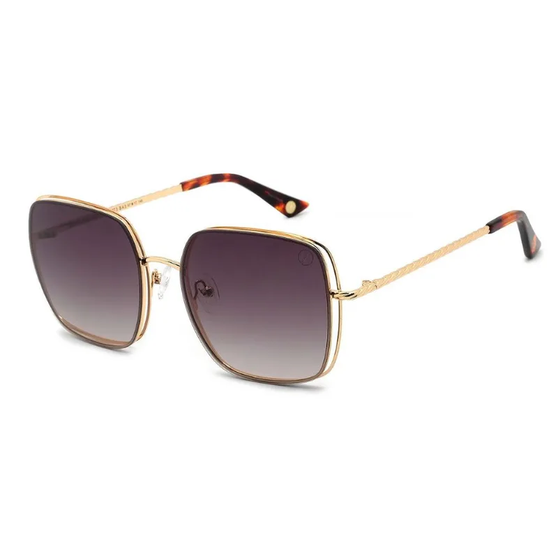 Óculos De Sol Feminino Casillero Del Diablo Quadrado Dourado OC.MT.4090.2021