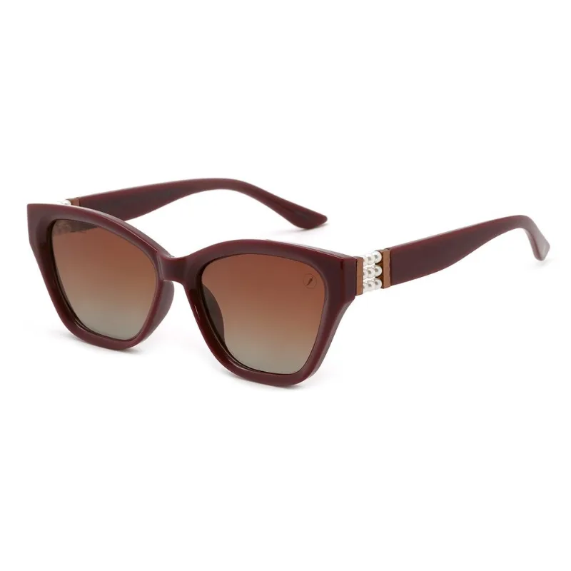 Óculos de Sol Feminino Chilli Beans Cat Polarizado Vinho OC.CL.4939.5717 M