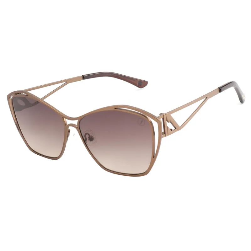 Óculos de Sol Feminino Alok Space Rave Cat Dourado OC.MT.4229.5721