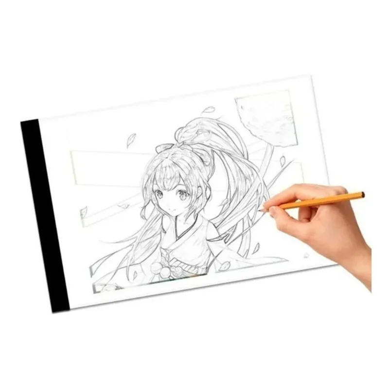 Mesa De Led Luz Branco Desenho Transposição A4 Profissional