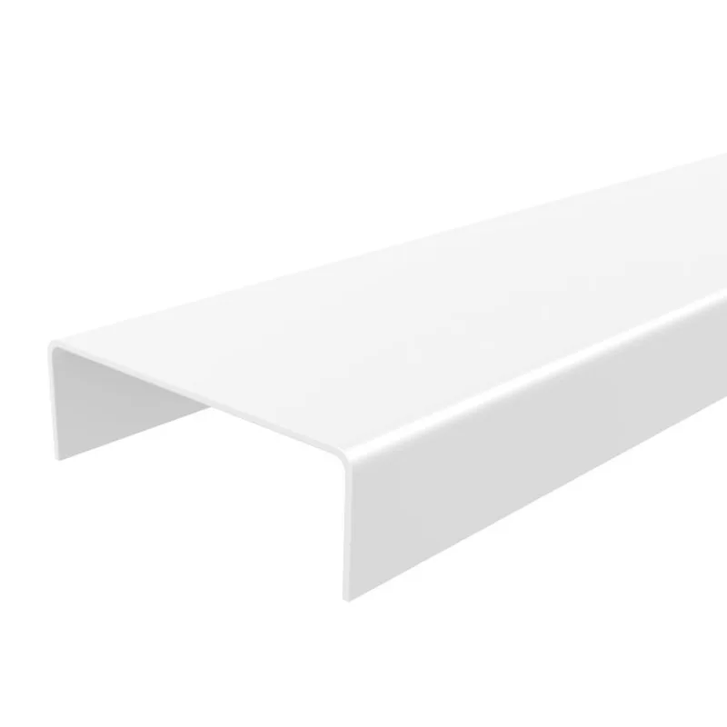 Perfil T Testeira para Portas Fit Eucatex Perfil Testeira para Portas Branco Rupia Fit 80,6cm