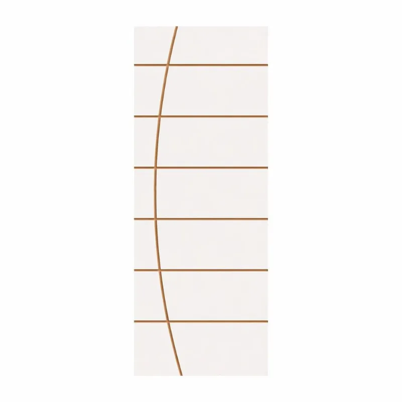 Porta Texturizada Branco Max com Acabamento UV 210x80cm Eucatex Porta Texturizada Branco Max com Acabamento UV 210x80cm - Eucatex
