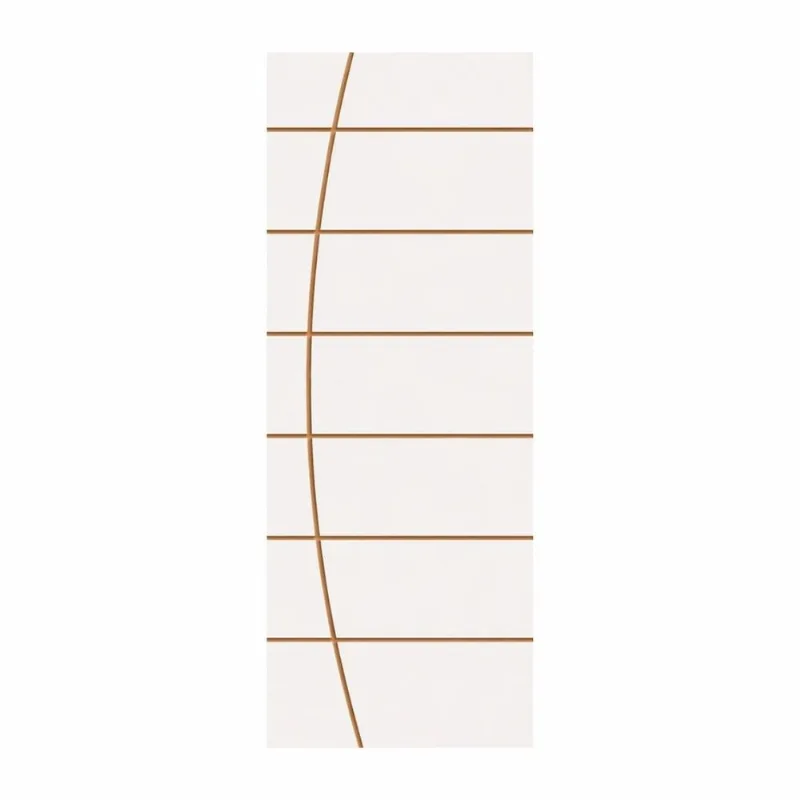 Porta Texturizada Branco Max com Acabamento UV 210x70cm Eucatex Porta Texturizada Branco Max com Acabamento UV 210x70cm - Eucatex