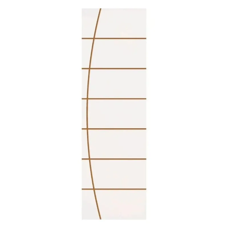 Porta Texturizada Branco Max com Acabamento UV 210x60cm Eucatex Porta Texturizada Branco Max com Acabamento UV 210x60cm - Eucatex