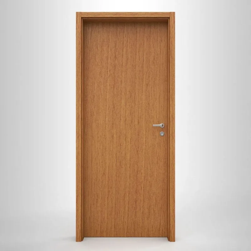 Kit porta madeira lisa eucaplac 60x210x9e nogal mel com furação - Eucatex