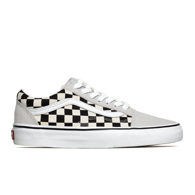 Tênis Vans Old Skool Checkerboard Branco/Preto VNBA38G127K.42