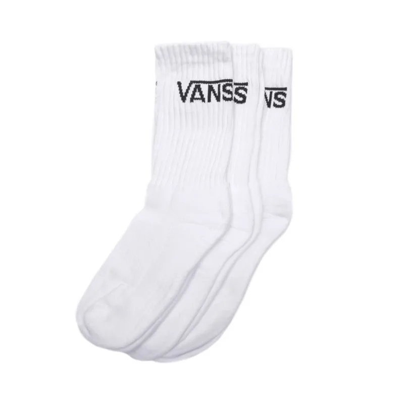Meia Vans Classic Crew White Kit 3 Pares VN0A4A5RWHT.(34-38) - Vans