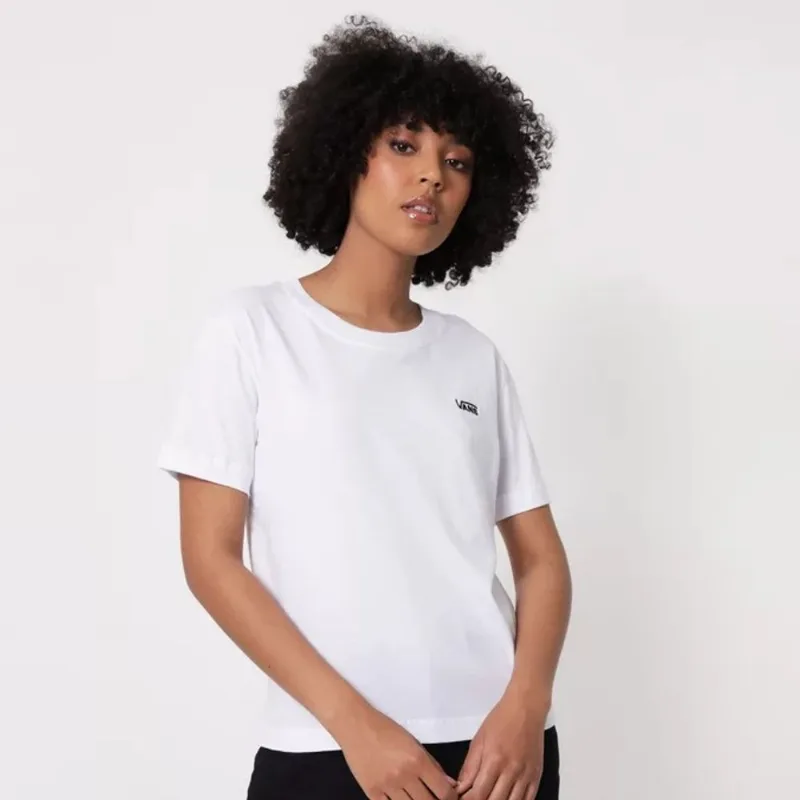 Camiseta Vans Wm Junior V Boxy White VN0A4MFLWHT.G