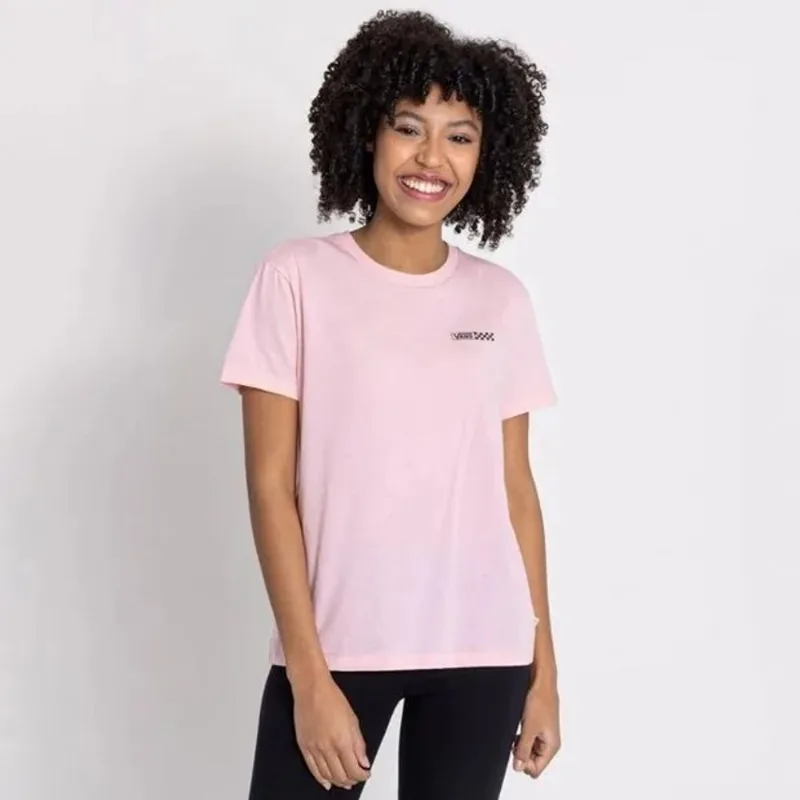 Camiseta Vans Wm Fun Day Boyfriend Powder Pink VN0A5I8CZJY.M - Vans