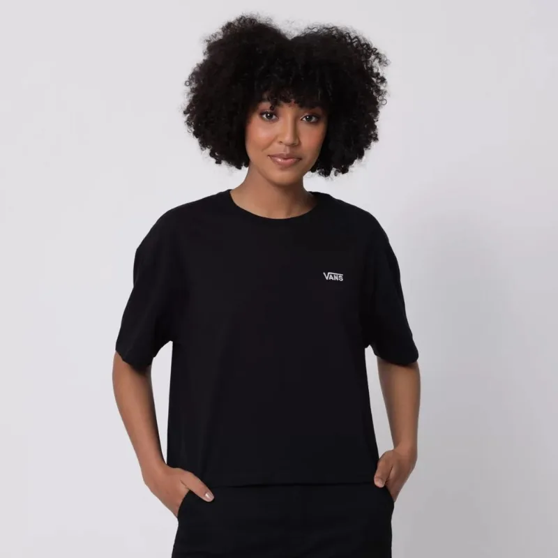 Camiseta Vans Left Chest Logo Tee Black V4702705020003.P - Vans