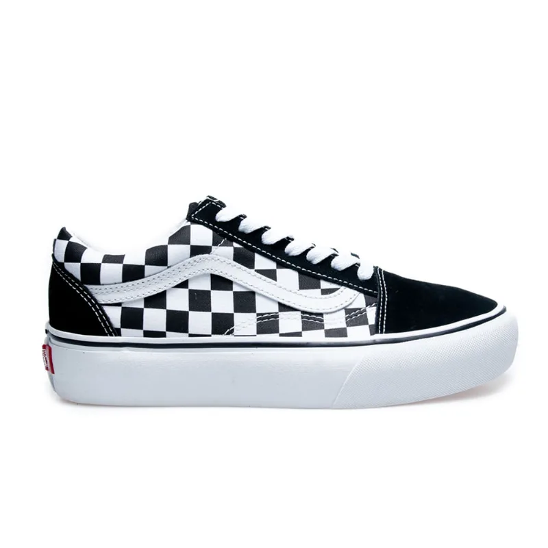 Tênis Vans Old Skool Platform Checkerboard Preto/Branco VN0A3B3UHRK.37