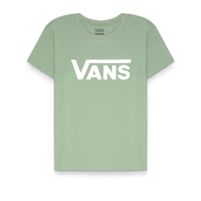 Camiseta Vans Wm Flying V Crew Iceberg Green V4707500010006.P