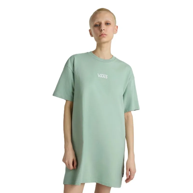Vestido Vans Center Vee Tee Verde Claro V4708000010005.G