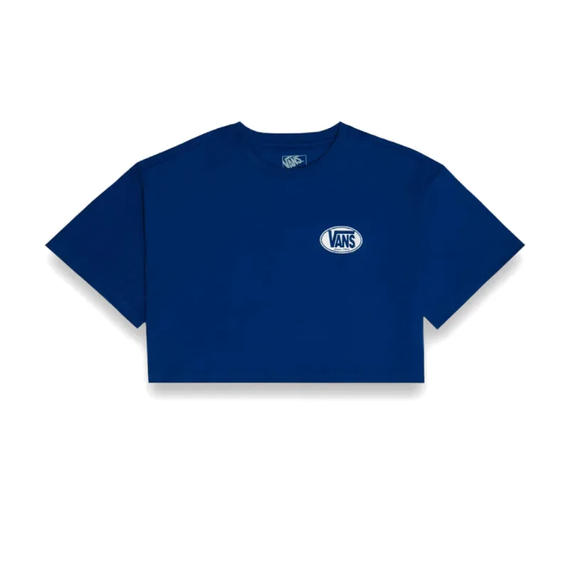 Camiseta Vans Wm Cropped Class Relax Crop True Blue V4707500680001.M - Vans